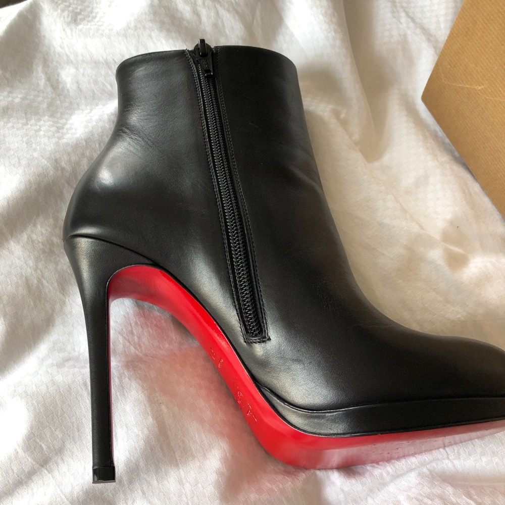 Black High Heel Louboutin boots